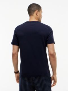 Embroidered Flag Logo T-Shirt — Navy 4