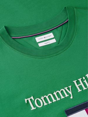Мужские футболки Tommy Hilfiger Embroidered Flag Logo T-Shirt — фото 6