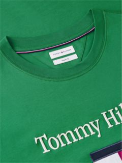 Embroidered Flag Logo T-Shirt — Alaskan Green 6