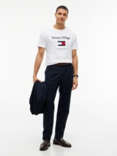 Embroidered Flag Logo T-Shirt — White 2