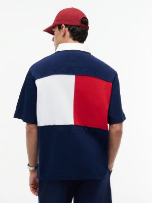 Мужские свитеры Tommy Hilfiger Relaxed Fit Back Flag Logo Polo — фото 4