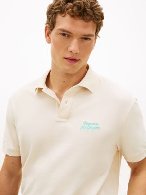 Мужские топы Tommy Hilfiger Classic Fit Embroidered Palm Tree Polo — фото 2