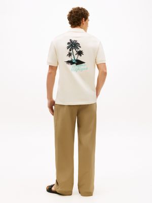 Мужские топы Tommy Hilfiger Classic Fit Embroidered Palm Tree Polo — фото 4
