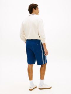 Monogram Crest Terry Sweatshort — Blue 4