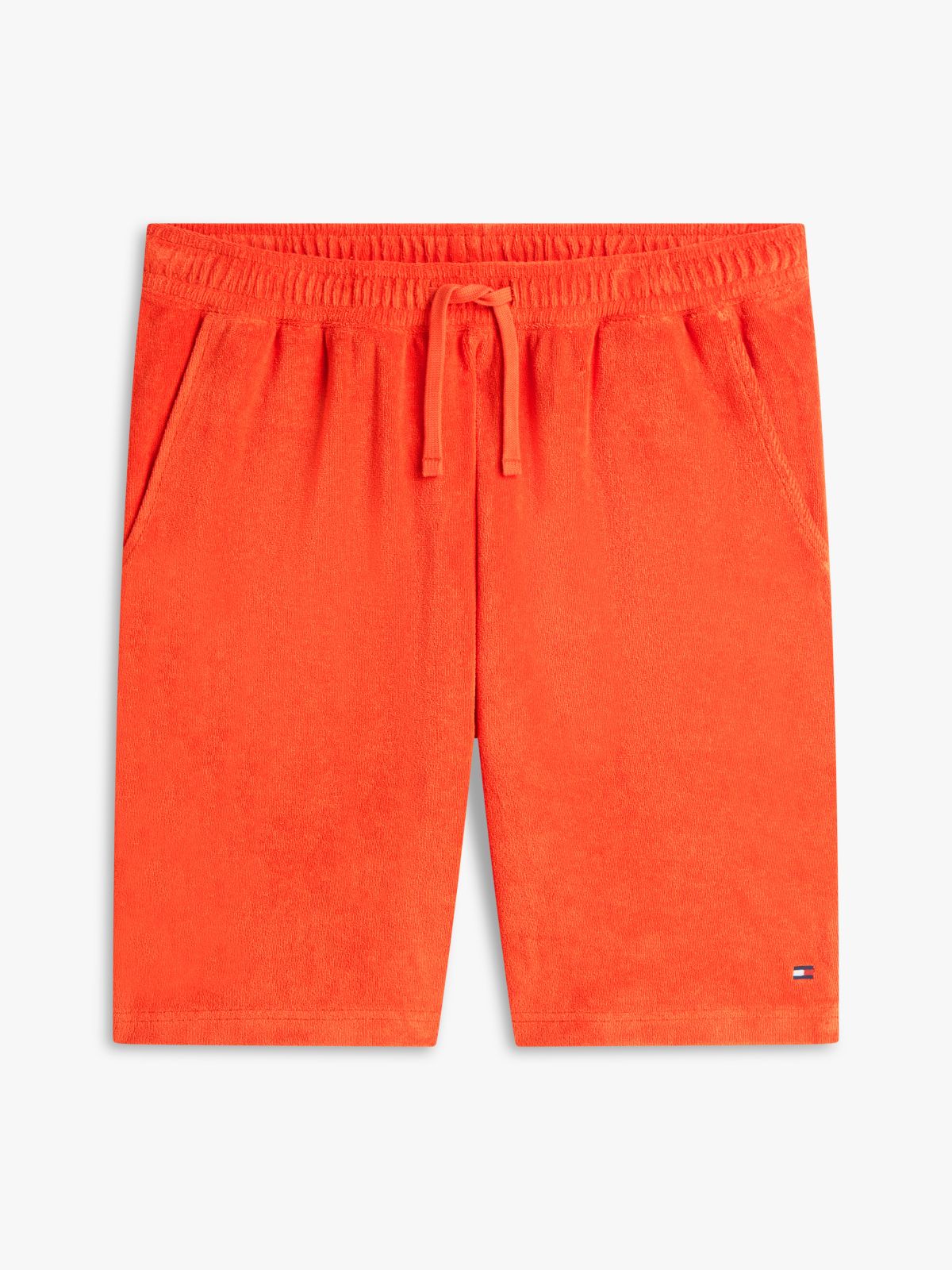 Terry Toweling Sweatshort — Brilliant Orange