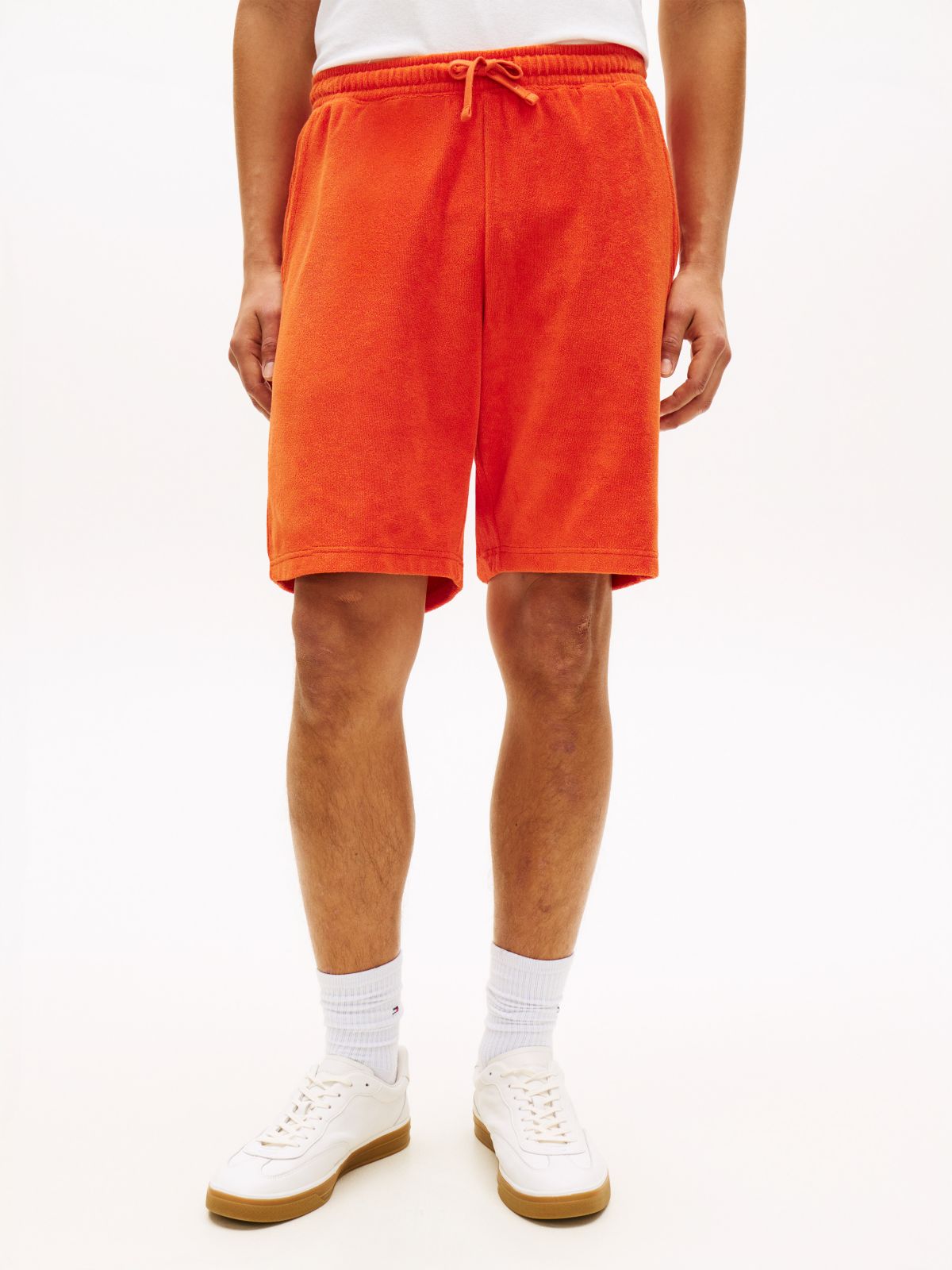 Terry Toweling Sweatshort — Brilliant Orange