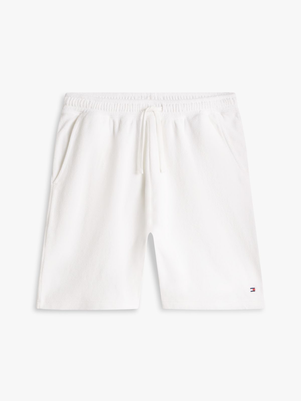 Terry Toweling Sweatshort — Ecru