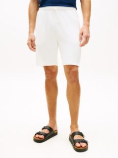 Terry Toweling Sweatshort — Ecru 1