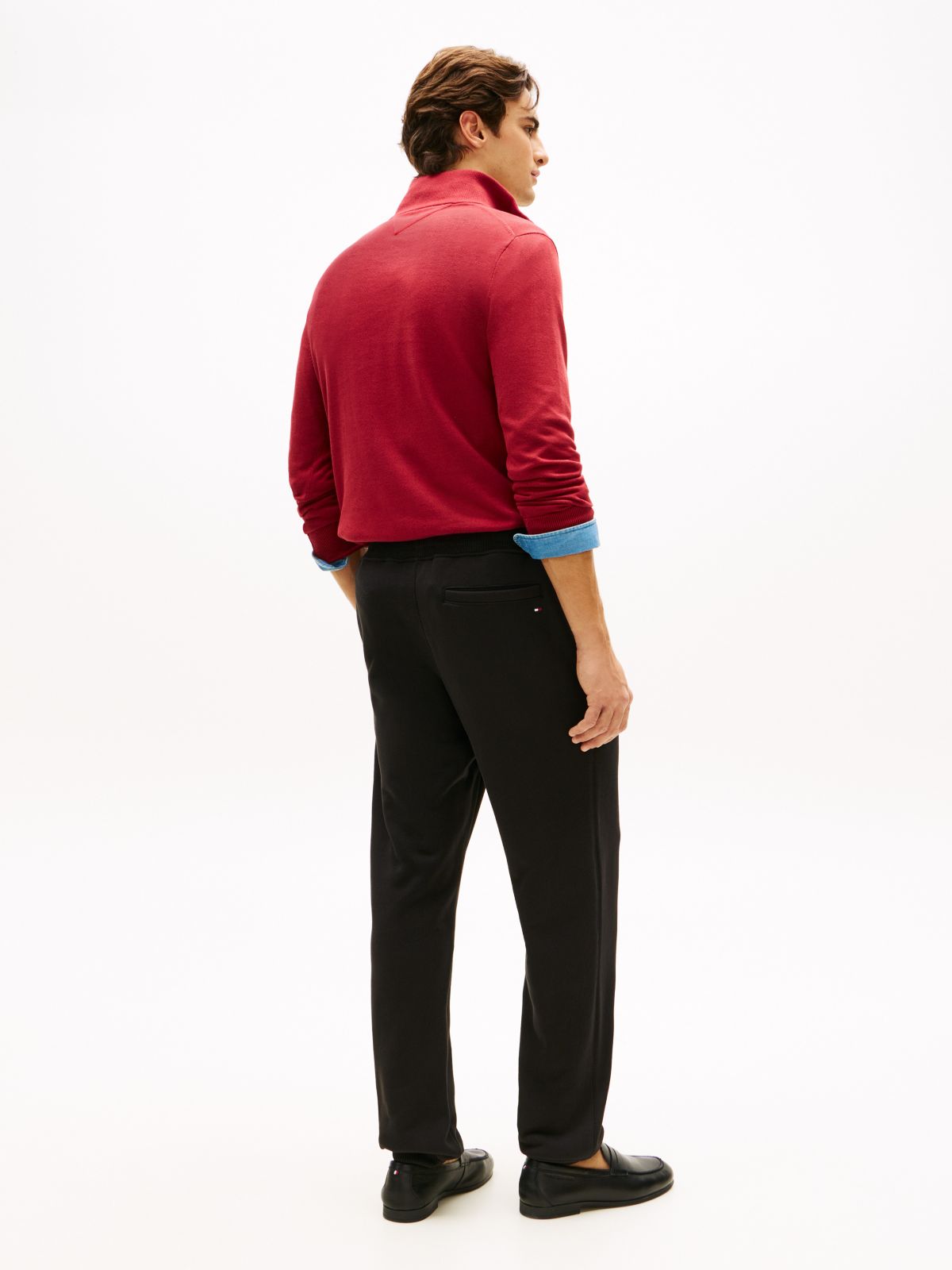 Embroidered Logo Sweatpant — Black
