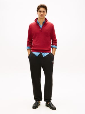 Embroidered Logo Sweatpant, Black