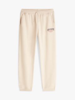 Embroidered Logo Sweatpant — Heathered Oatmilk 5