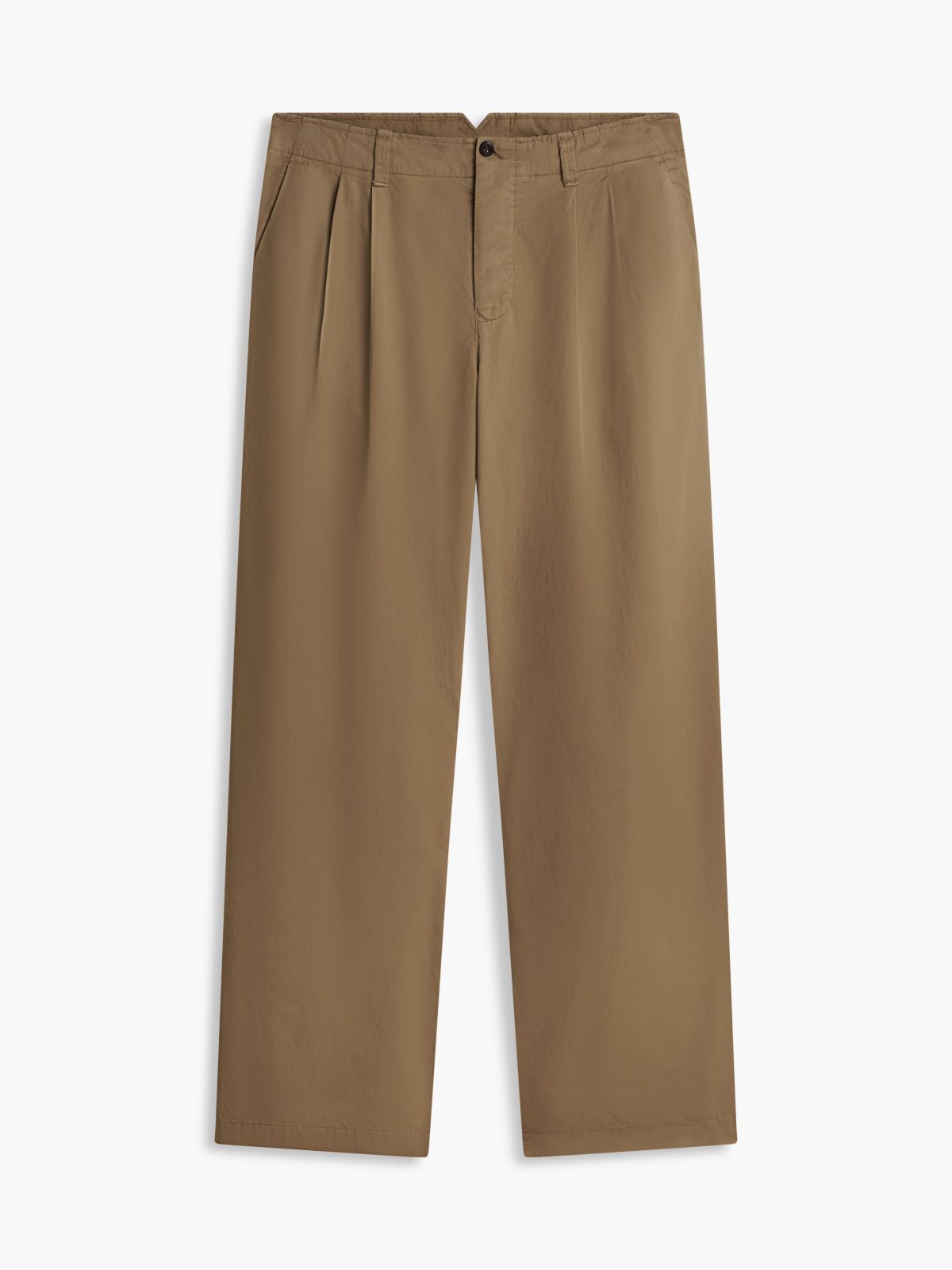 Loose Fit Pleated Paper-Touch Pant — Woodridge