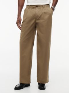Loose Fit Pleated Paper-Touch Pant — Woodridge 1