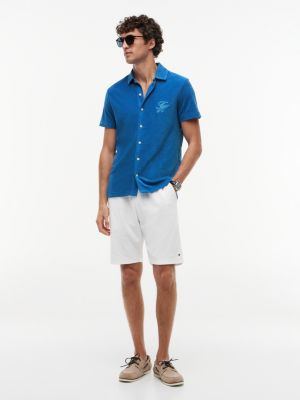 Мужские топы Tommy Hilfiger Script Monogram Terry Toweling Polo — фото 2