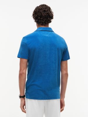 Мужские топы Tommy Hilfiger Script Monogram Terry Toweling Polo — фото 4