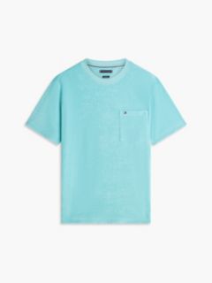 Terry Toweling Pocket T-Shirt — Arctic Aqua 5