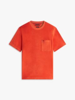Terry Toweling Pocket T-Shirt — Brilliant Orange 5