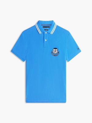 Мужские свитеры Tommy Hilfiger Regular Fit Monogram Crest Pique Polo — фото 5