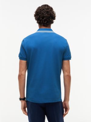 Мужские свитеры Tommy Hilfiger Regular Fit Monogram Crest Pique Polo — фото 4