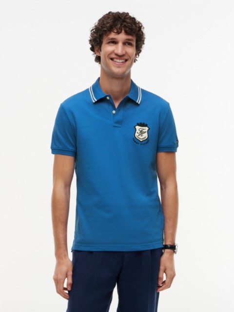 Мужские свитеры Tommy Hilfiger Regular Fit Monogram Crest Pique Polo
