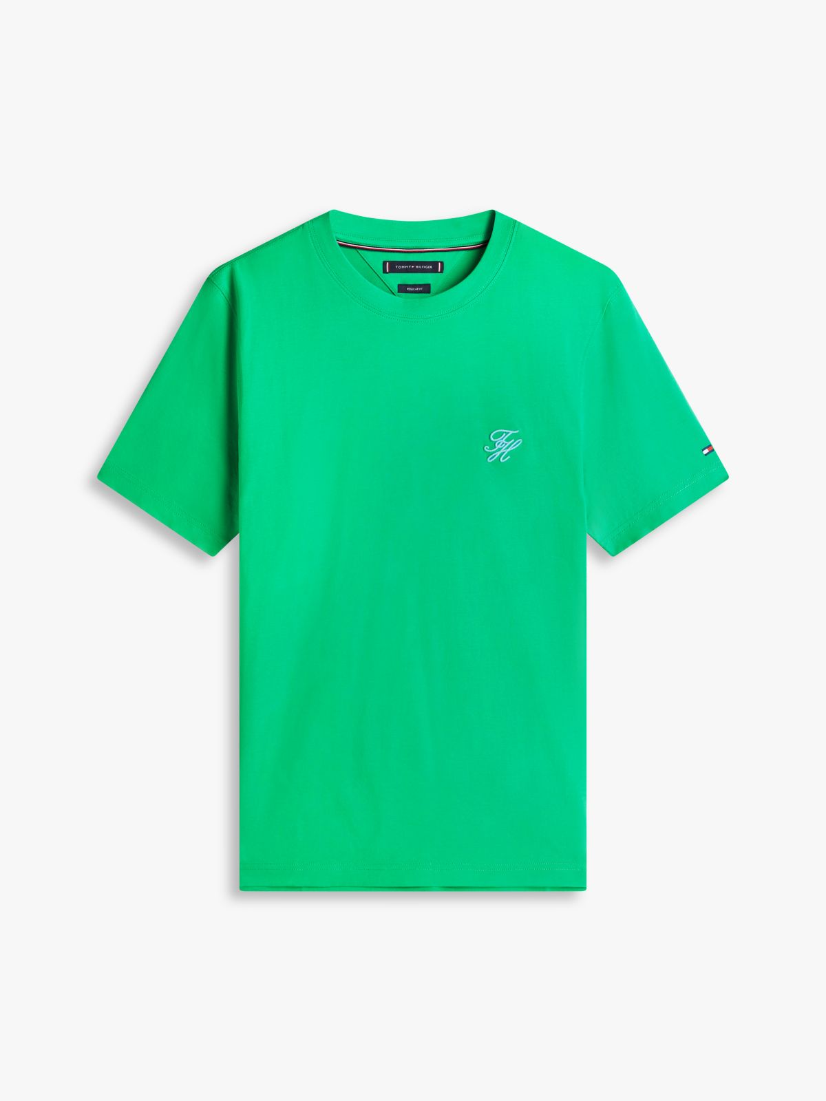 Embroidered Script Monogram T-Shirt — Jade Wink