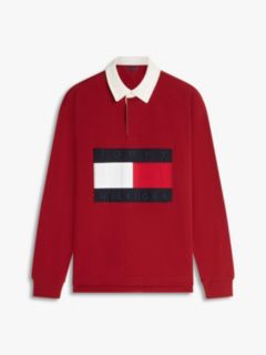 Big Flag Logo Rugby Sweatshirt — Regatta Red 5