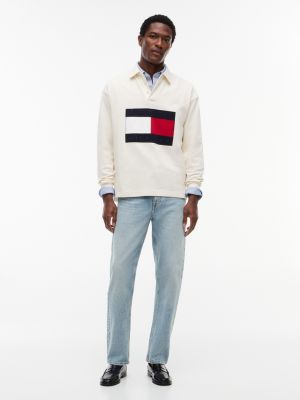 Мужские худи Tommy Hilfiger Big Flag Logo Rugby Sweatshirt — фото 2