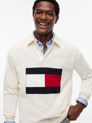 Мужские худи Tommy Hilfiger Big Flag Logo Rugby Sweatshirt — фото 3