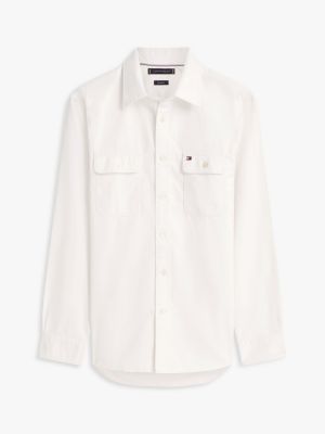 Мужские топы Tommy Hilfiger Regular Fit Brushed Twill Overshirt — фото 5