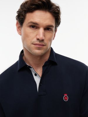 Мужские свитеры Tommy Hilfiger Classic Fit Archive Crest Logo Polo — фото 3