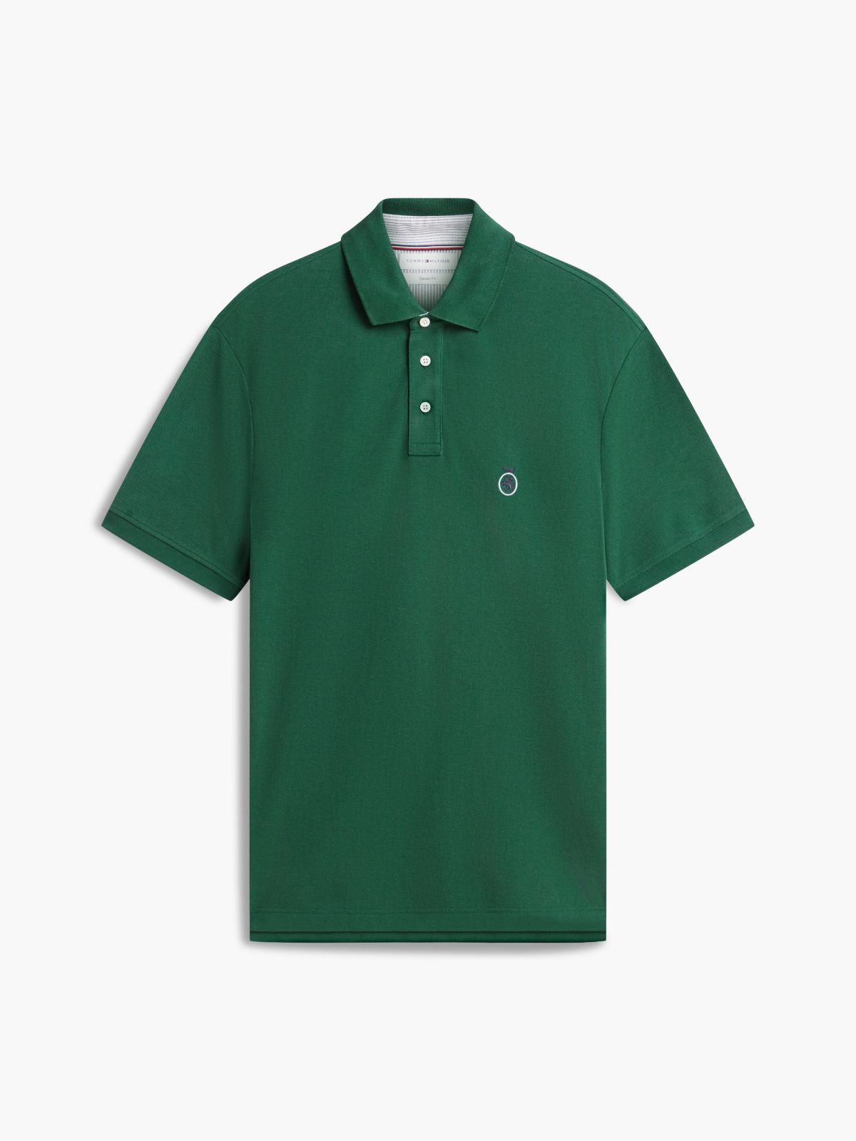 Classic Fit Crest Logo Polo — Ornamental Green