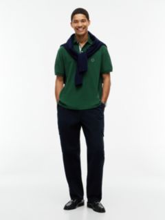 Classic Fit Crest Logo Polo — Ornamental Green 2