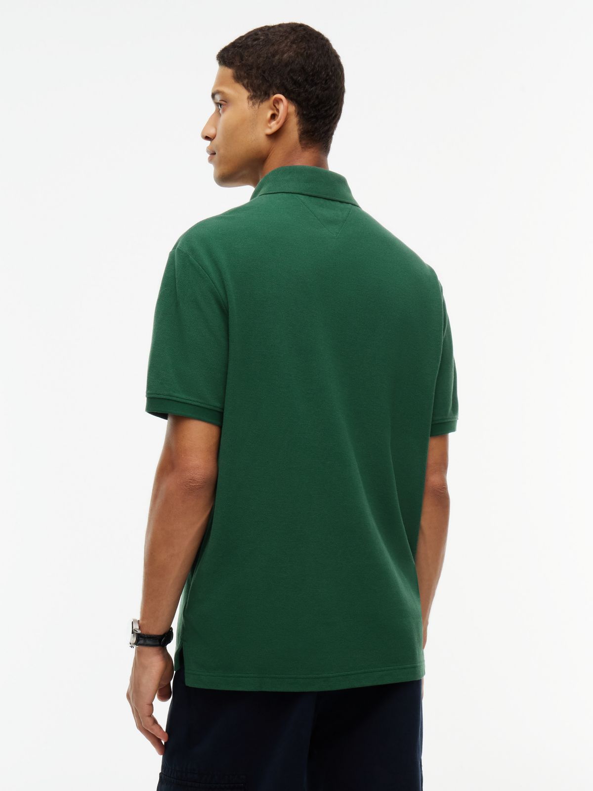 Classic Fit Crest Logo Polo — Ornamental Green