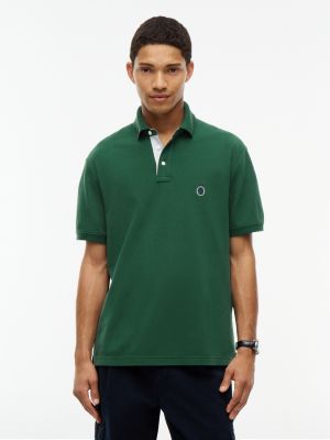 Classic Fit Crest Logo Polo, Ornamental Green