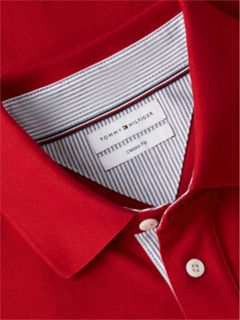 Classic Fit Crest Logo Polo — Medium Red 6