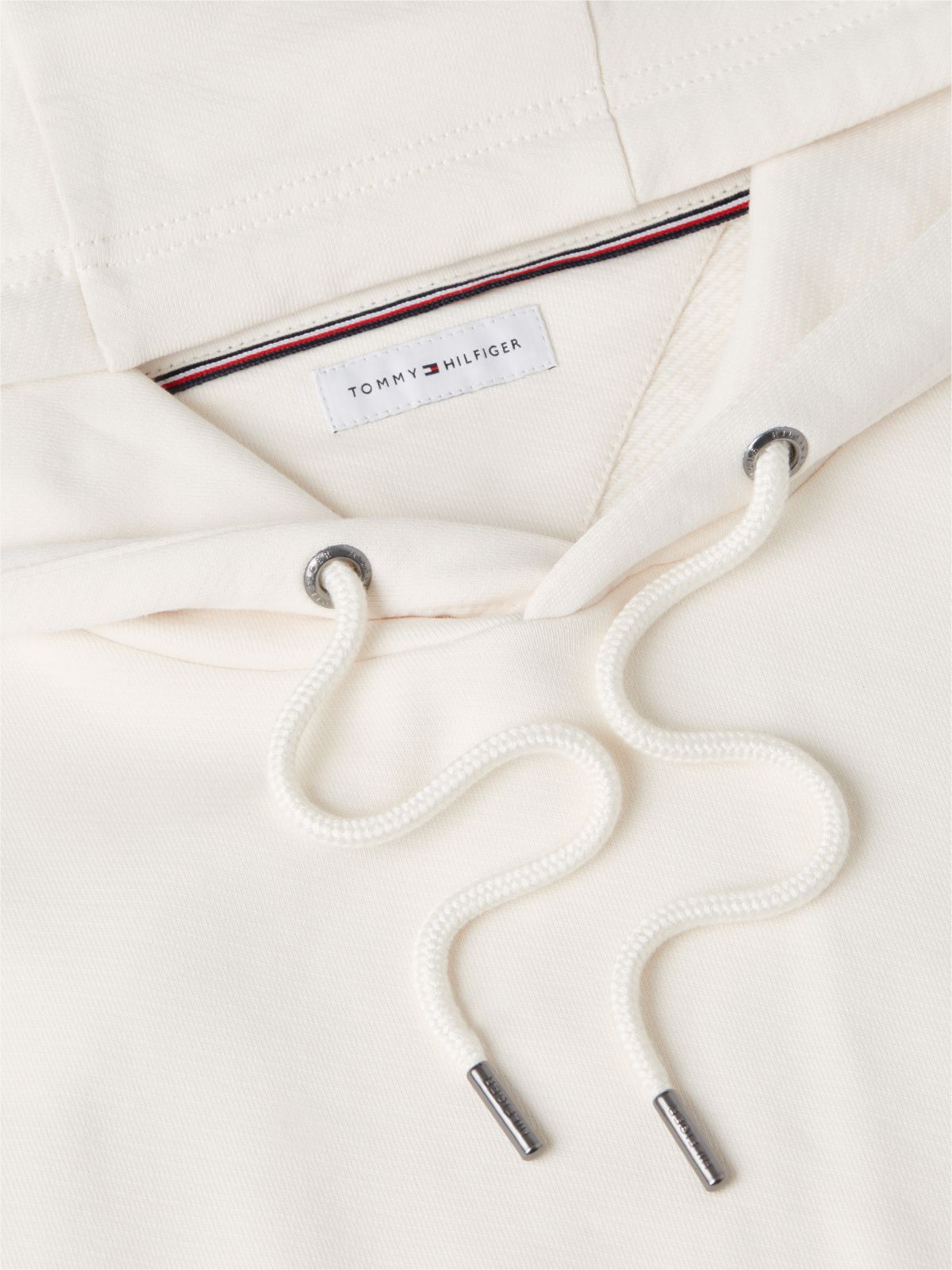 Desert Palm Back Graphic Hoodie — Ivory Petal