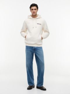 Desert Palm Back Graphic Hoodie — Ivory Petal 2