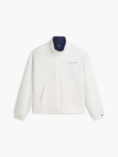 Marina Club Logo Reversible Jacket — White/Carbon Navy 6