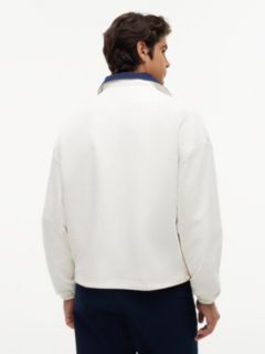 Marina Club Logo Reversible Jacket — White/Carbon Navy 4