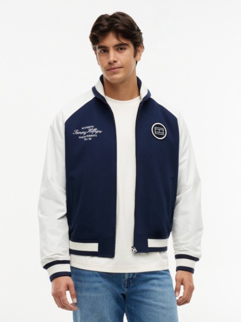 Мужские куртки Tommy Hilfiger Nautical Mixed-Media Bomber Jacket