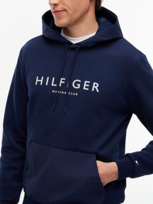 Мужские худи Tommy Hilfiger Marina Club Logo Mixed-Media — фото 3