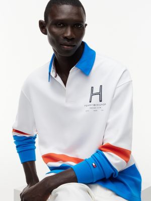 Мужские свитеры Tommy Hilfiger Marina Club Logo Intechno Knit Rugby — фото 3