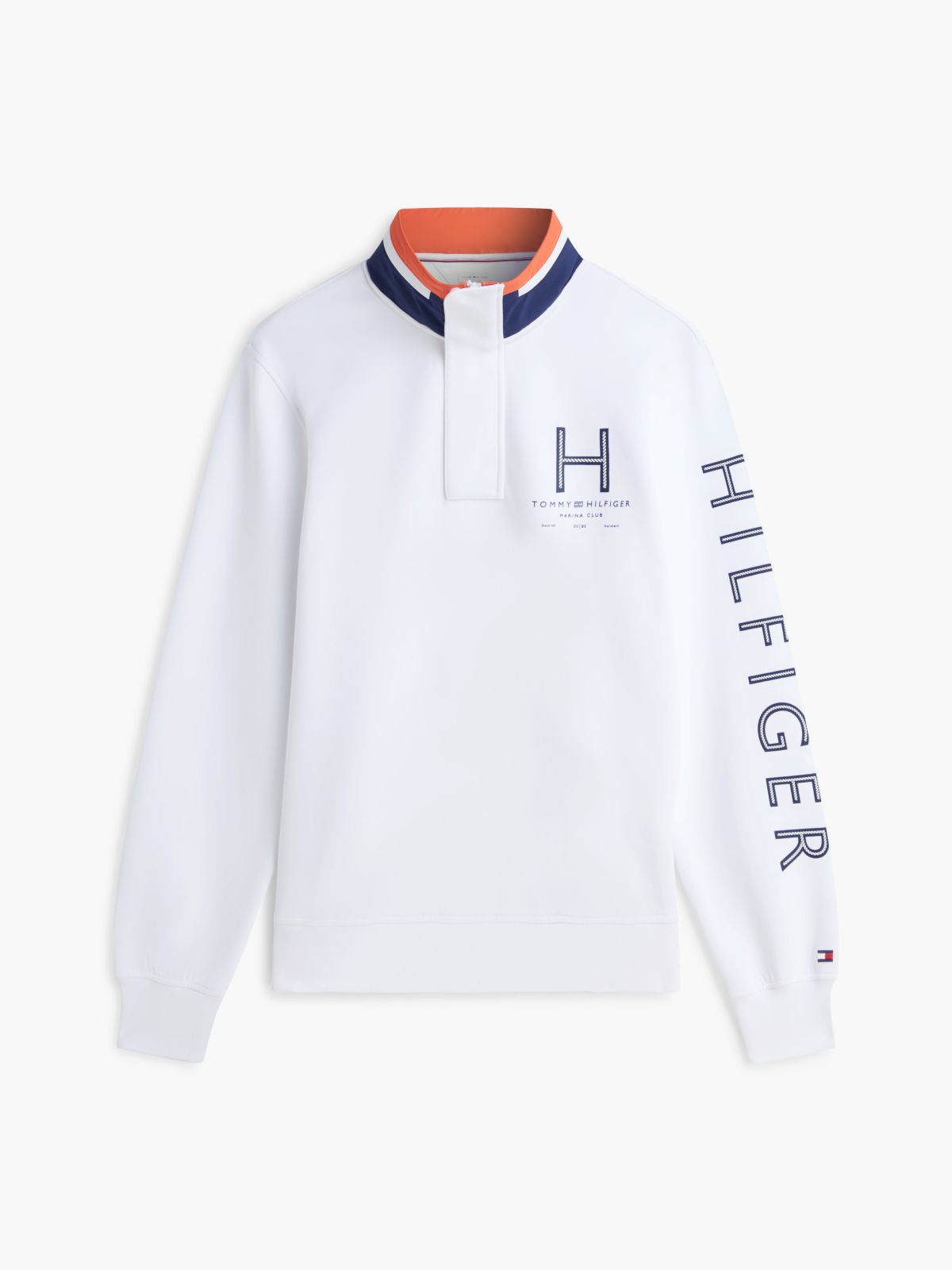 Marina Club Intechno Knit Quarter-Zip — White