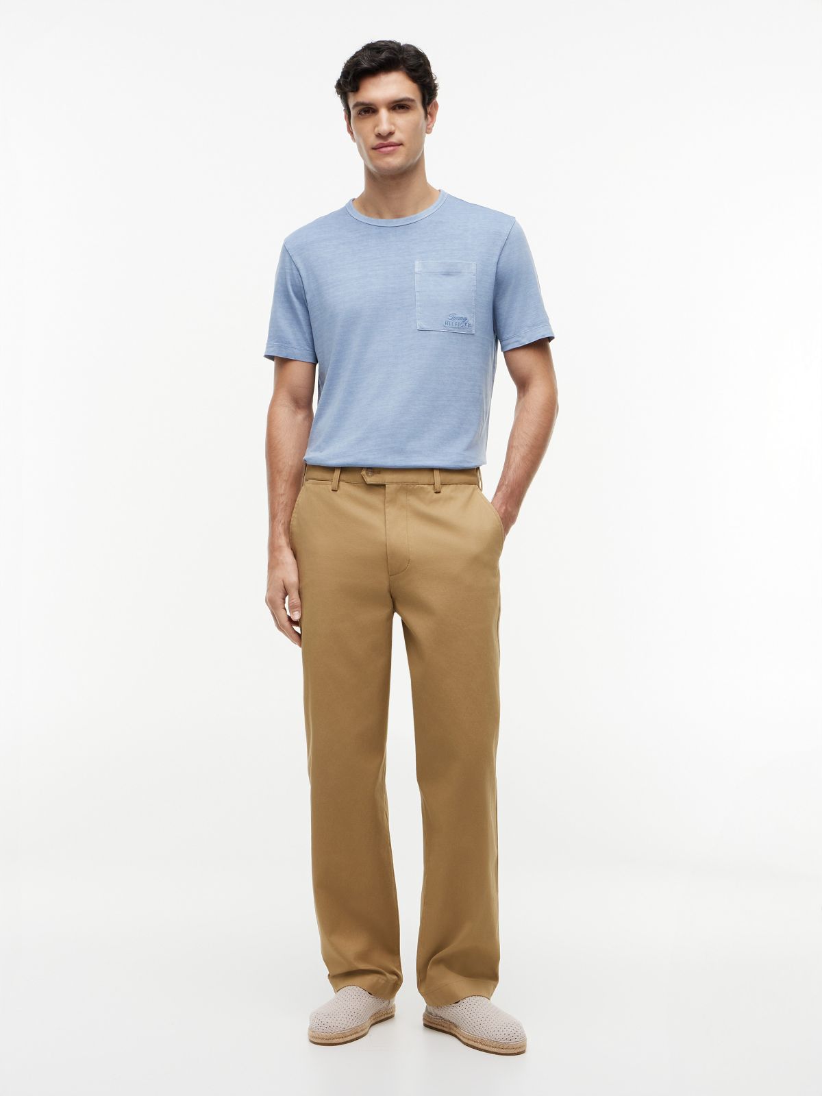 Garment-Dyed Pocket T-Shirt — Brisk Blue