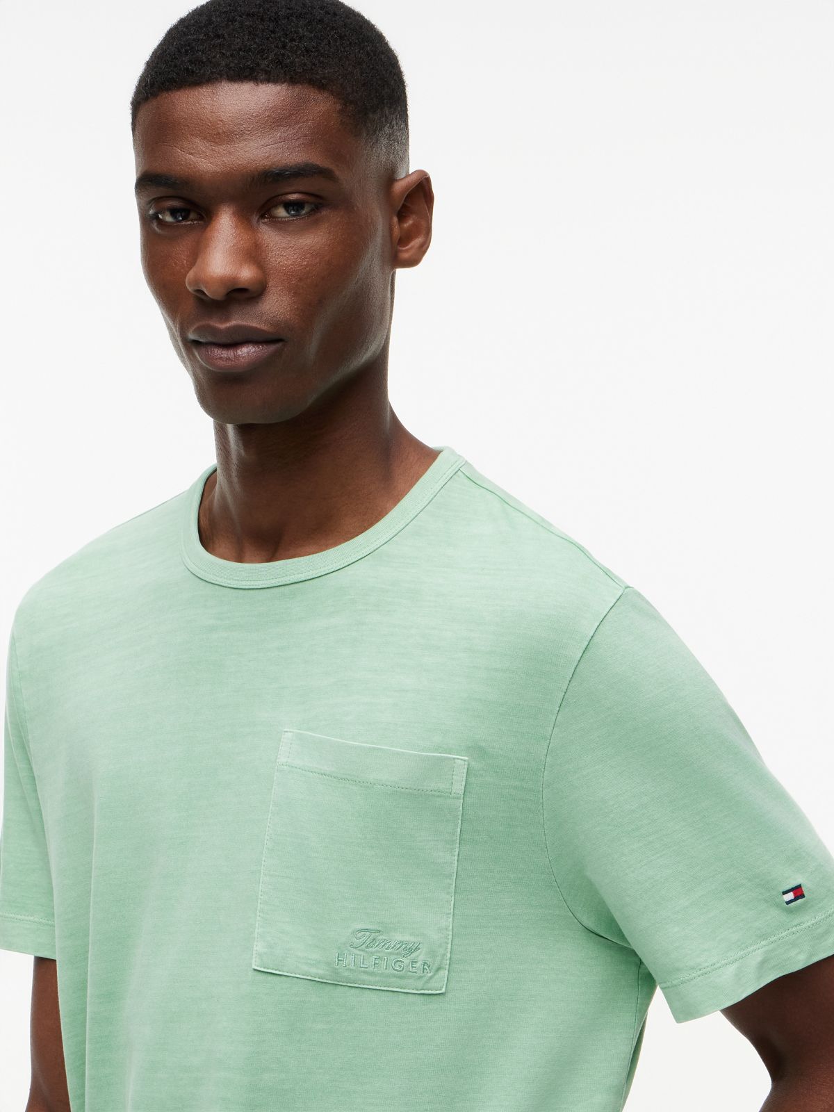 Garment-Dyed Pocket T-Shirt — Cut Grass
