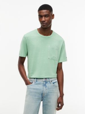 Garment-Dyed Pocket T-Shirt, Cut Grass