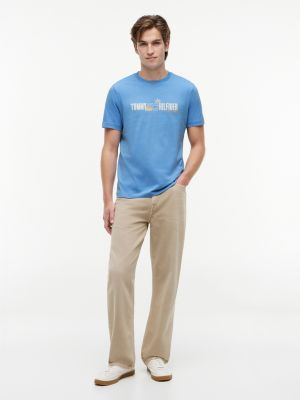 Мужские футболки Tommy Hilfiger Cabana Flag Logo T-Shirt — фото 2