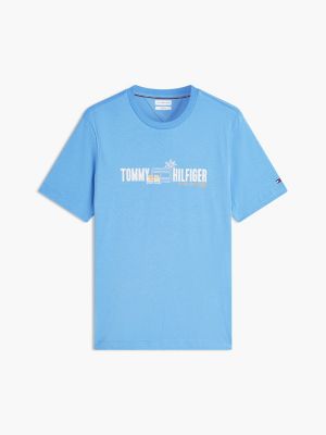 Мужские футболки Tommy Hilfiger Cabana Flag Logo T-Shirt — фото 5