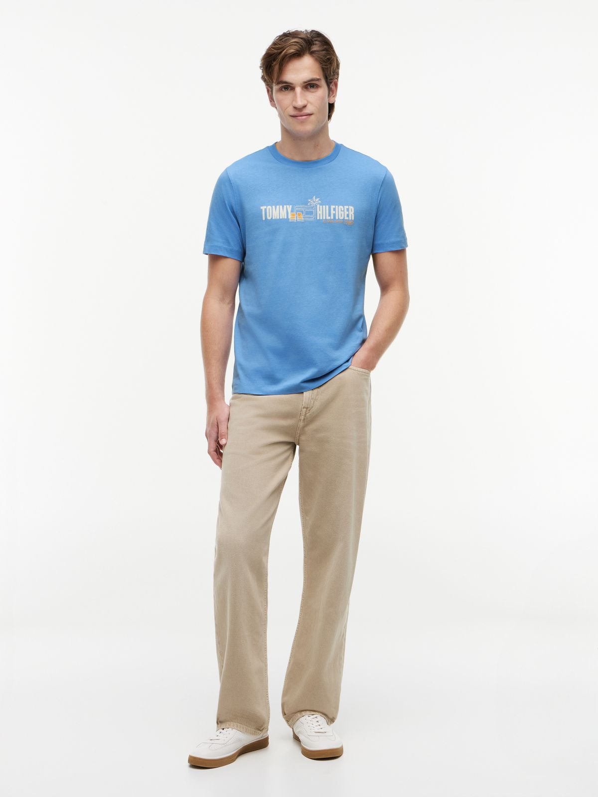 Cabana Flag Logo T-Shirt — Blue Spell