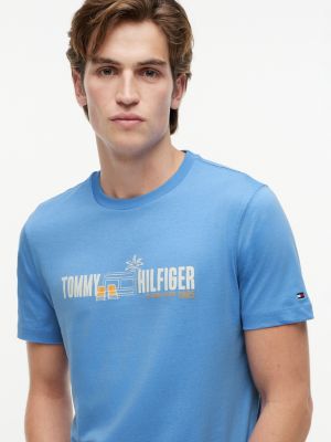 Мужские футболки Tommy Hilfiger Cabana Flag Logo T-Shirt — фото 3